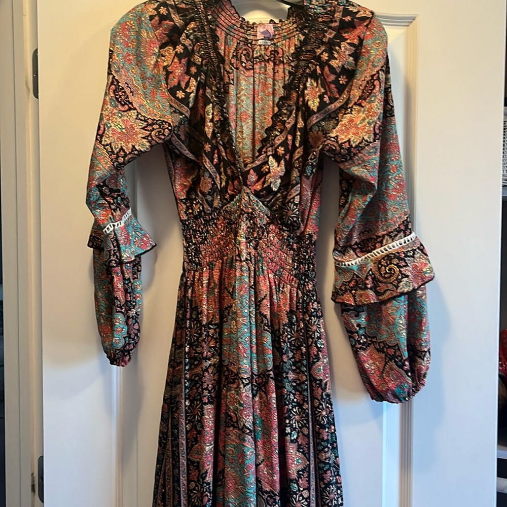 Cienna bohemian maxi dress size small